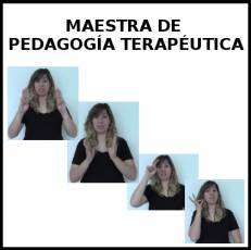 MAESTRA DE PEDAGOGÍA TERAPÉUTICA - Signo alternativo