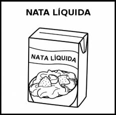 NATA LÍQUIDA - Pictograma (blanco y negro)