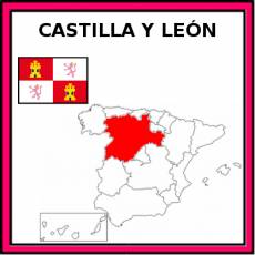 CASTILLA Y LEÓN - Pictograma (color)