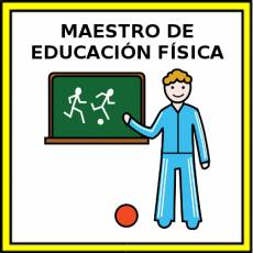 MAESTRO DE EDUCACIÓN FÍSICA - Pictograma (color)