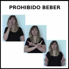 PROHIBIDO BEBER - Signo