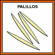 PALILLOS (MONDADIENTES) - Pictograma (color)