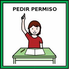 PEDIR PERMISO - Pictograma (color)