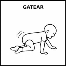 GATEAR - Pictograma (blanco y negro)