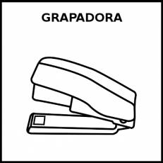 GRAPADORA - Pictograma (blanco y negro)