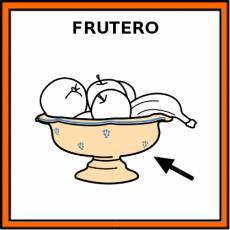 FRUTERO (RECIPIENTE) - Pictograma (color)