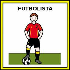 FUTBOLISTA (HOMBRE) - Pictograma (color)
