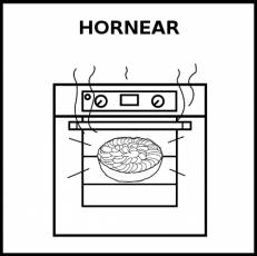 HORNEAR - Pictograma (blanco y negro)