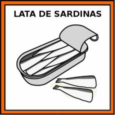 LATA DE SARDINAS - Pictograma (color)
