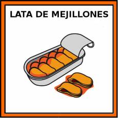 LATA DE MEJILLONES - Pictograma (color)