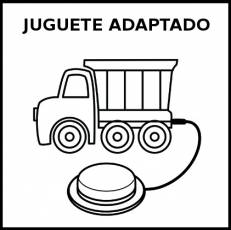 JUGUETE ADAPTADO - Pictograma (blanco y negro)