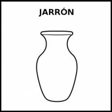 JARRÓN - Pictograma (blanco y negro)