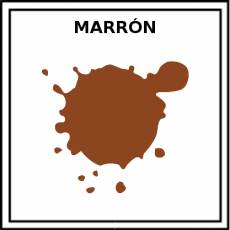 MARRÓN - Pictograma (color)