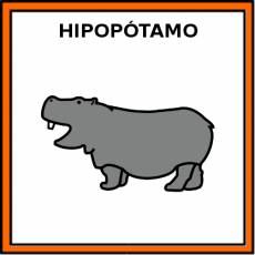HIPOPÓTAMO - Pictograma (color)