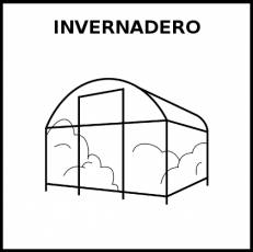 INVERNADERO - Pictograma (blanco y negro)