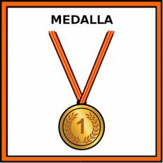 MEDALLA (TROFEO) - Pictograma (color)