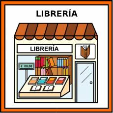 LIBRERÍA (COMERCIO) - Pictograma (color)