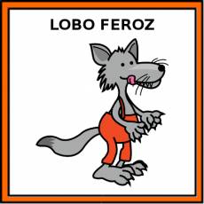 LOBO FEROZ - Pictograma (color)