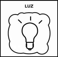 LUZ - Pictograma (blanco y negro)