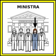MINISTRA - Pictograma (color)