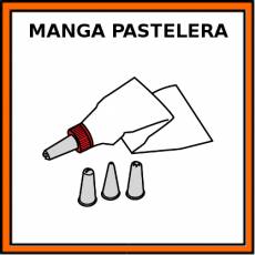 MANGA PASTELERA - Pictograma (color)