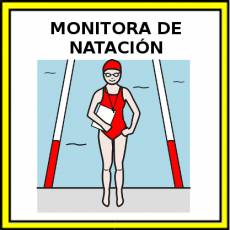 MONITORA DE NATACIÓN - Pictograma (color)