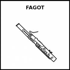 FAGOT - Pictograma (blanco y negro)