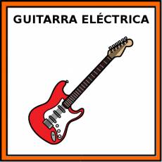 GUITARRA ELÉCTRICA - Pictograma (color)