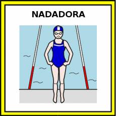 NADADORA - Pictograma (color)