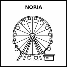 NORIA - Pictograma (blanco y negro)