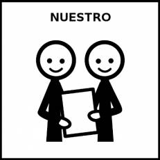 NUESTRO - Pictograma (blanco y negro)