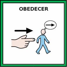 OBEDECER - Pictograma (color)
