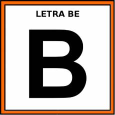 LETRA BE (MAYÚSCULA) - Pictograma (color)