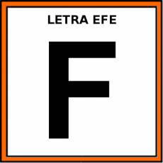 LETRA EFE (MAYÚSCULA) - Pictograma (color)