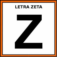 LETRA ZETA (MAYÚSCULA) - Pictograma (color)