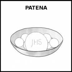 PATENA - Pictograma (blanco y negro)