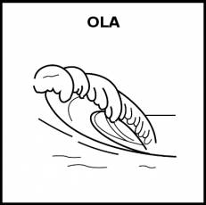 OLA - Pictograma (blanco y negro)