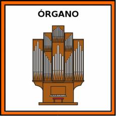 ÓRGANO (INSTRUMENTO) - Pictograma (color)