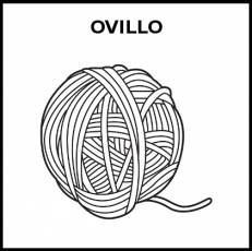 OVILLO - Pictograma (blanco y negro)