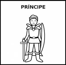 PRÍNCIPE - Pictograma (blanco y negro)