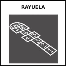 RAYUELA - Pictograma (blanco y negro)