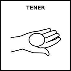TENER - Pictograma (blanco y negro)