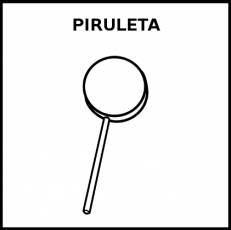 PIRULETA - Pictograma (blanco y negro)