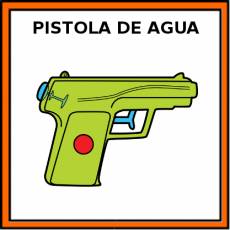 PISTOLA DE AGUA - Pictograma (color)