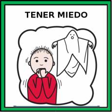 TENER MIEDO - Pictograma (color)