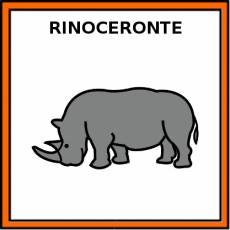 RINOCERONTE - Pictograma (color)