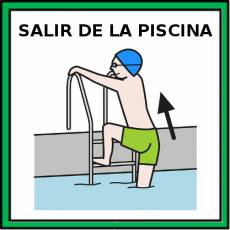 SALIR DE LA PISCINA - Pictograma (color)