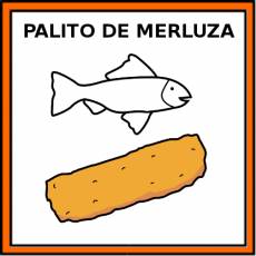 PALITO DE MERLUZA - Pictograma (color)