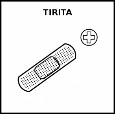TIRITA - Pictograma (blanco y negro)