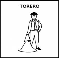TORERO - Pictograma (blanco y negro)